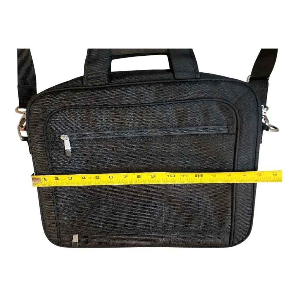 Dell Computer Laptop Briefcase Shoulder Messenger Bag Fits Up To 17